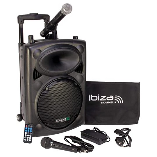 IBIZA SOUND PORT10VHF-BT   Altavoz portátil Bluetooth 400W